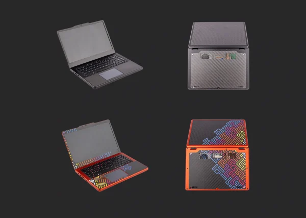 Eurorra custom design and base design, Aluminium Laptop,